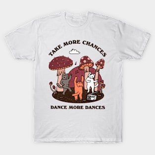 Retro Dancing Cats T-Shirt